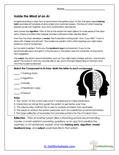 Inside an AI Worksheet