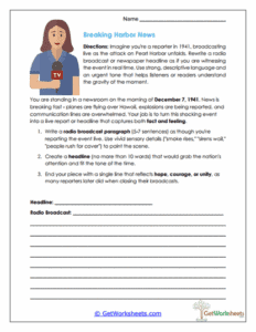 Pearl Harbor Remembrance Day Worksheets - GetWorksheets.com