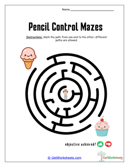 Pumpkin Patch Pathway Worksheet