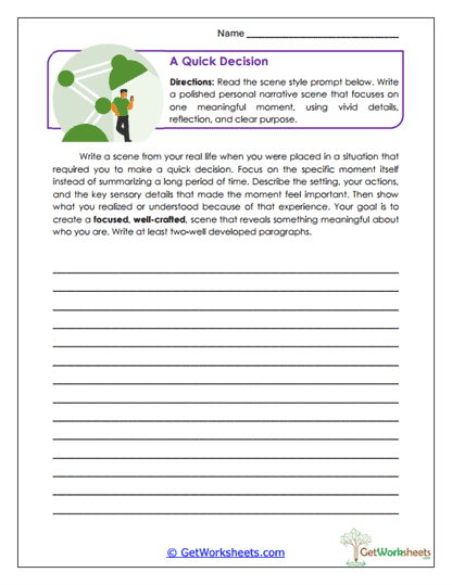 Quick Decision Worksheet