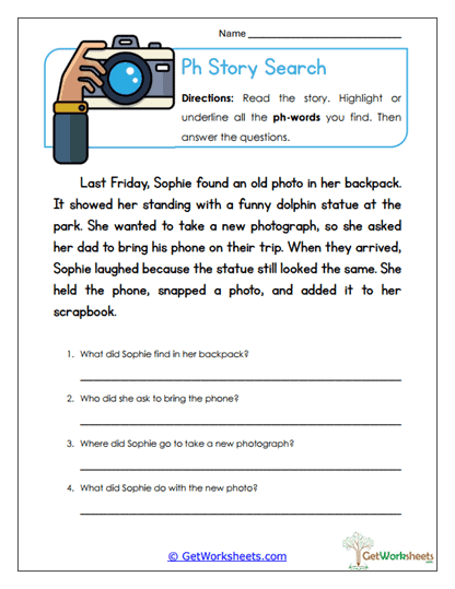Story Search Worksheet