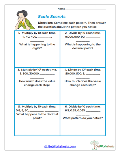 Scale Secrets Worksheet