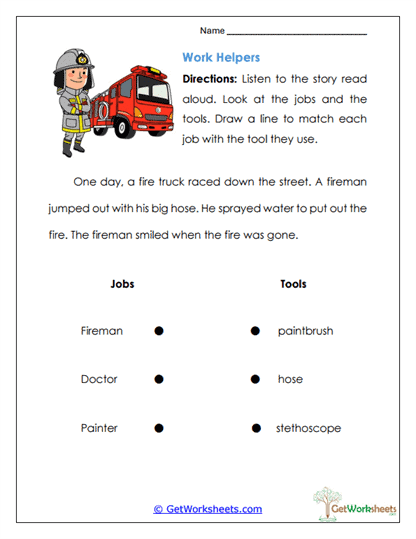 Work Helpers Worksheet