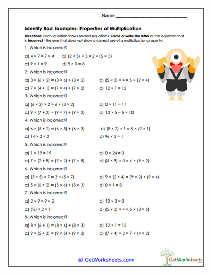 Error Analysis Worksheet