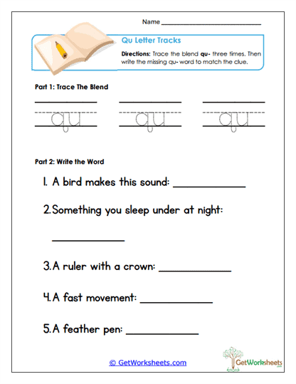 Letter Tracks Worksheet
