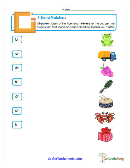R Matchers Worksheet