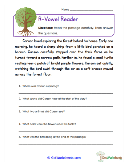 Radar Reader Worksheet