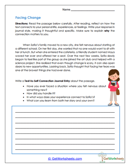 Facing Change Worksheet