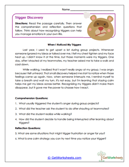 Trigger Discovery Worksheet
