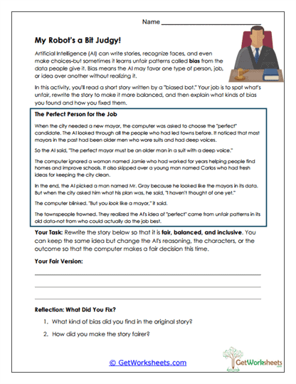 Fair Rewrite Challenge Worksheet