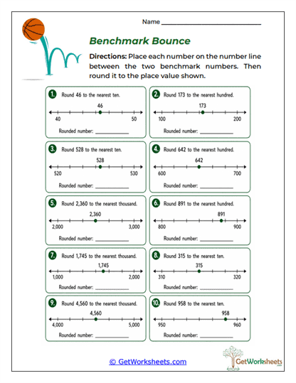 Round By Place Worksheets