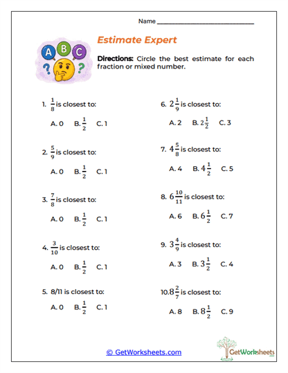 Estimate Expert Worksheet