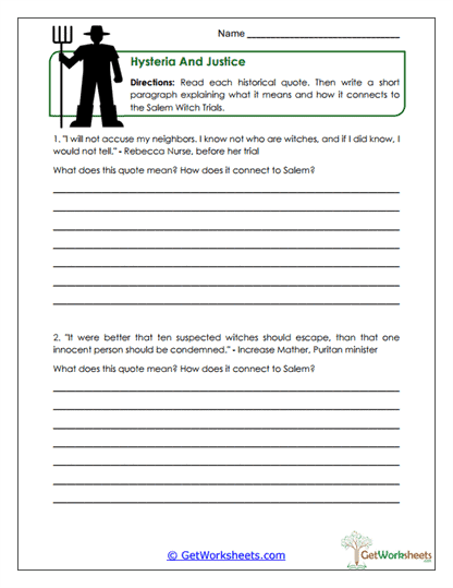 Quote Analysis Worksheet