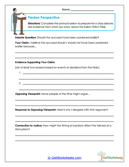 Debate Preparation Worksheet