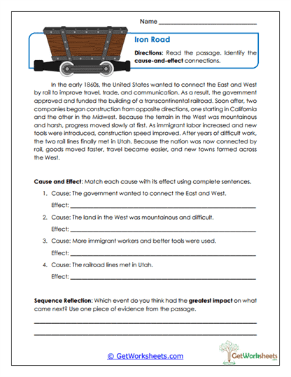 Iron Road Worksheet