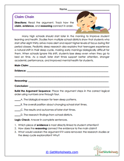 Claim Chain Worksheet