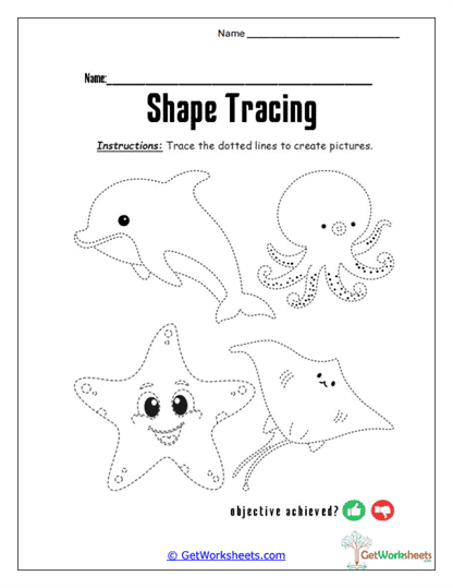 Ocean Animals Worksheet