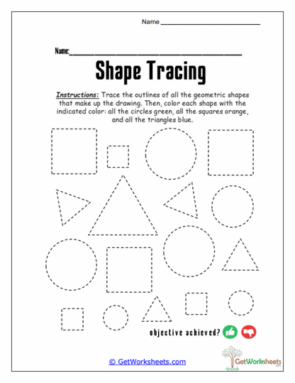 Shape Assortments Worksheet