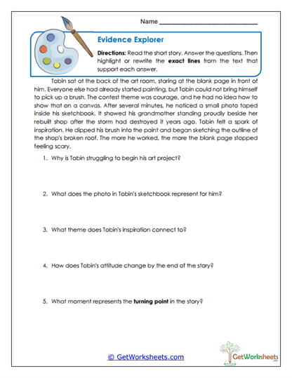 Evidence Explorer Worksheet