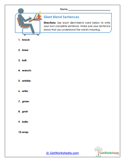 Simple Sentences Worksheet