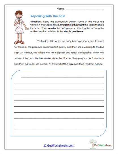 Repairing With the Past Worksheet