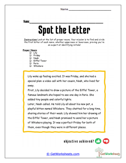 Story Reading Sets Worksheet