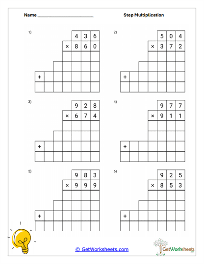 Advanced Steps Worksheet