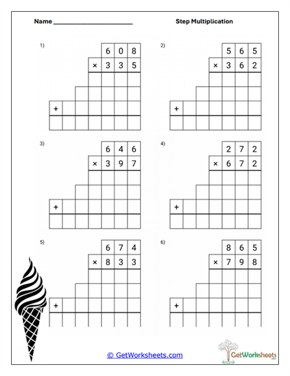 Stepwise Products Worksheet