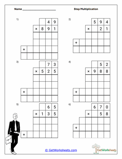 Step Up Grids Worksheet