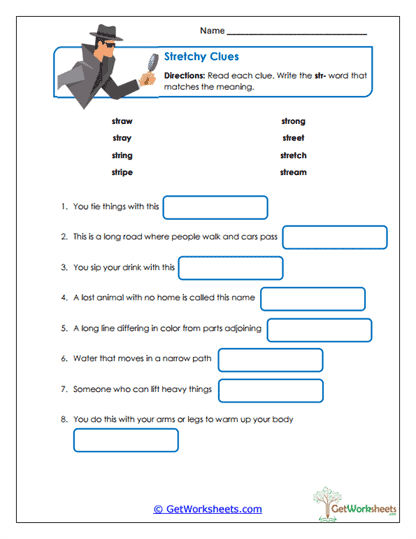 Str- Blend Worksheets