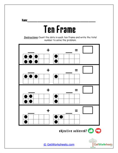 Number Build & Solve Worksheet