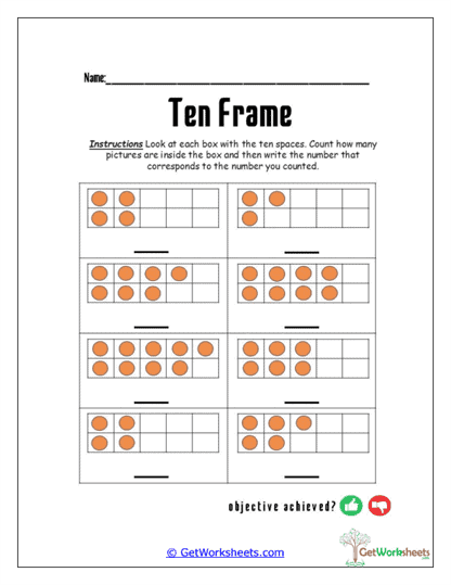 Dot Builder Number Sense Worksheet
