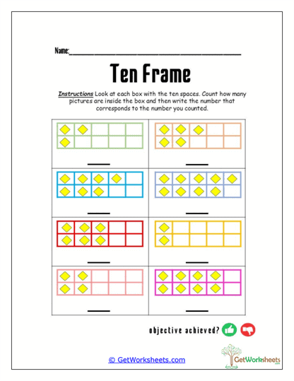 Number Grid Fill-In Worksheet