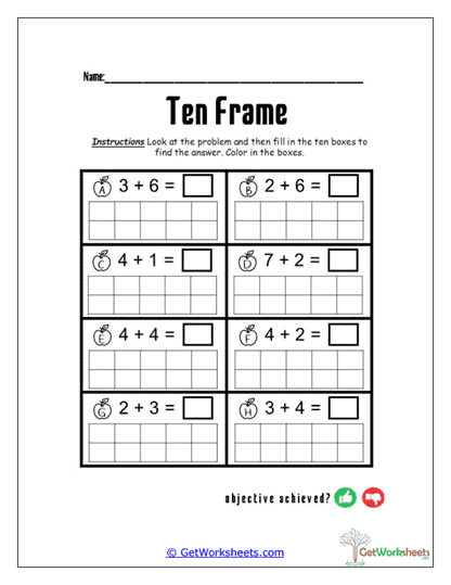 Picture-to-Number Bridge Worksheet