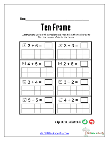 Build-the-Sum Boxes Worksheet
