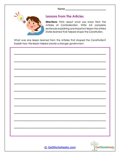 Lessons Learned Worksheet