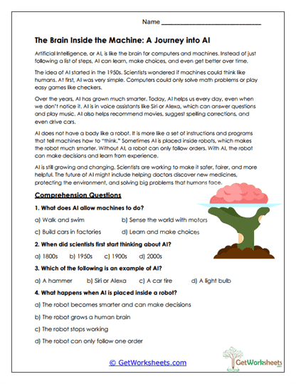 Journey Into AI Worksheet