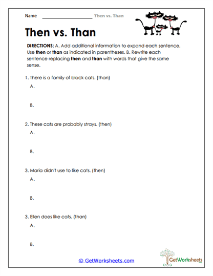 Sentence Expansion and Rewriting Worksheet
