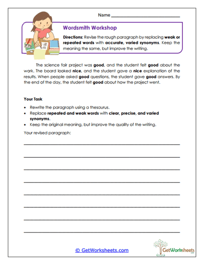 Wordsmith Workshop Worksheet