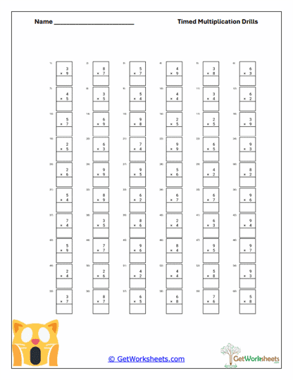 Vertical Boxers Worksheet