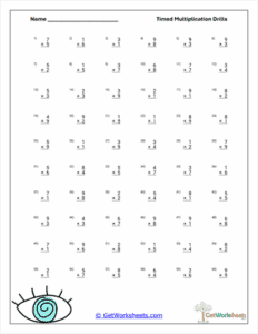 Comprehensive Fact Drill Worksheet - Strengthening Automatic Recall of ...