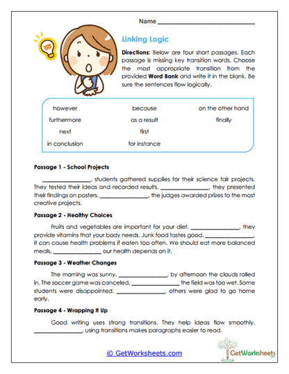 Linking Logic Worksheet