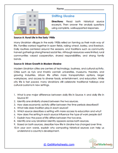 Historical Source Analysis Worksheet