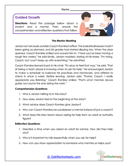 Guided Growth Worksheet