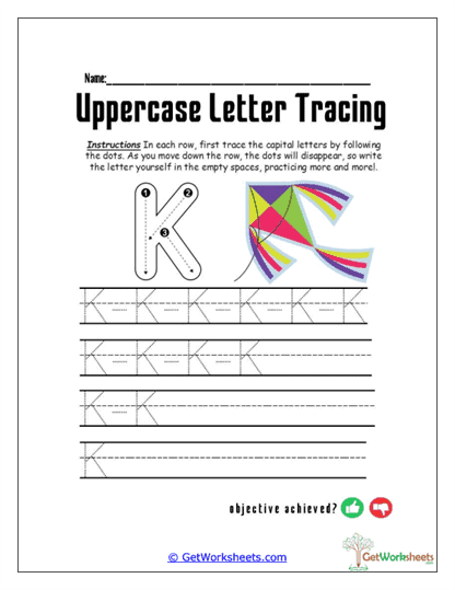 Kickstart with K Worksheet