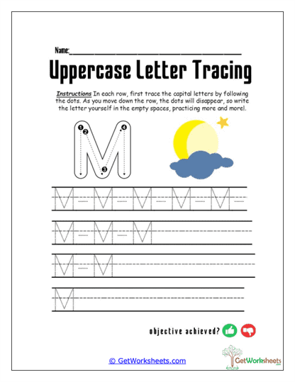 Make the Mighty M Worksheet