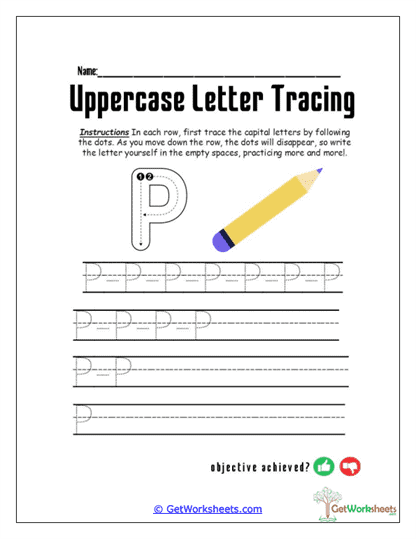 Perfect Your P Worksheet