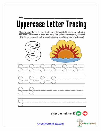 Smooth and Strong S Worksheet