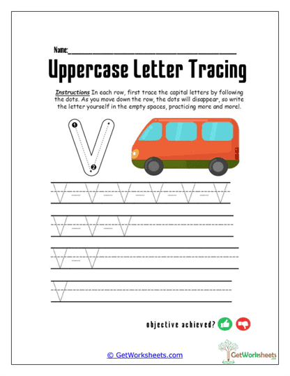 Victory with V Worksheet