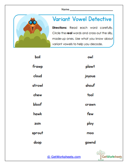 Variant Detective Worksheet